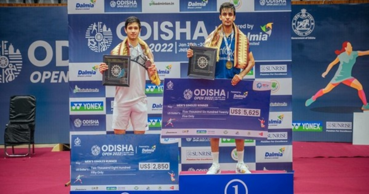 Odisha Open: Kiran George beats Priyanshu Rajawat to win men's singles title